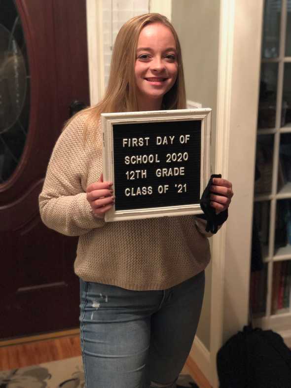 B - first day of 20-21 school